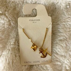 Faith Hope Love Necklace.